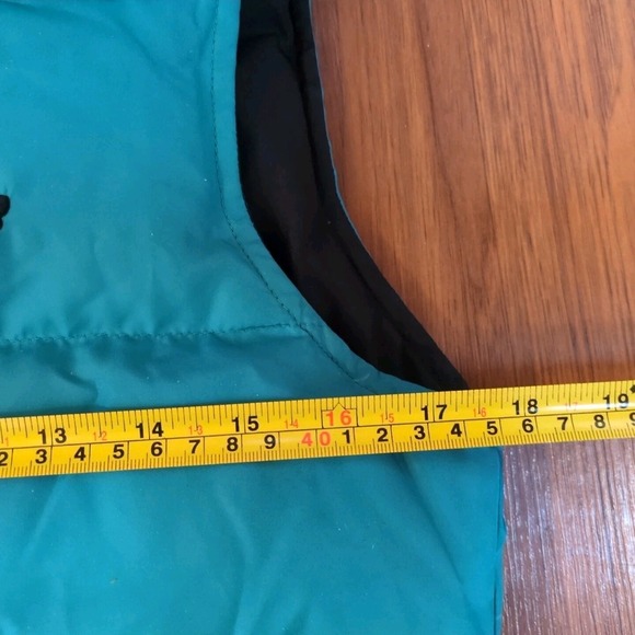 Vintage Y2K Aeropostale Down Puffer Vest Women Sz M Blue Full-Zip Preppy Pockets - Picture 12 of 16